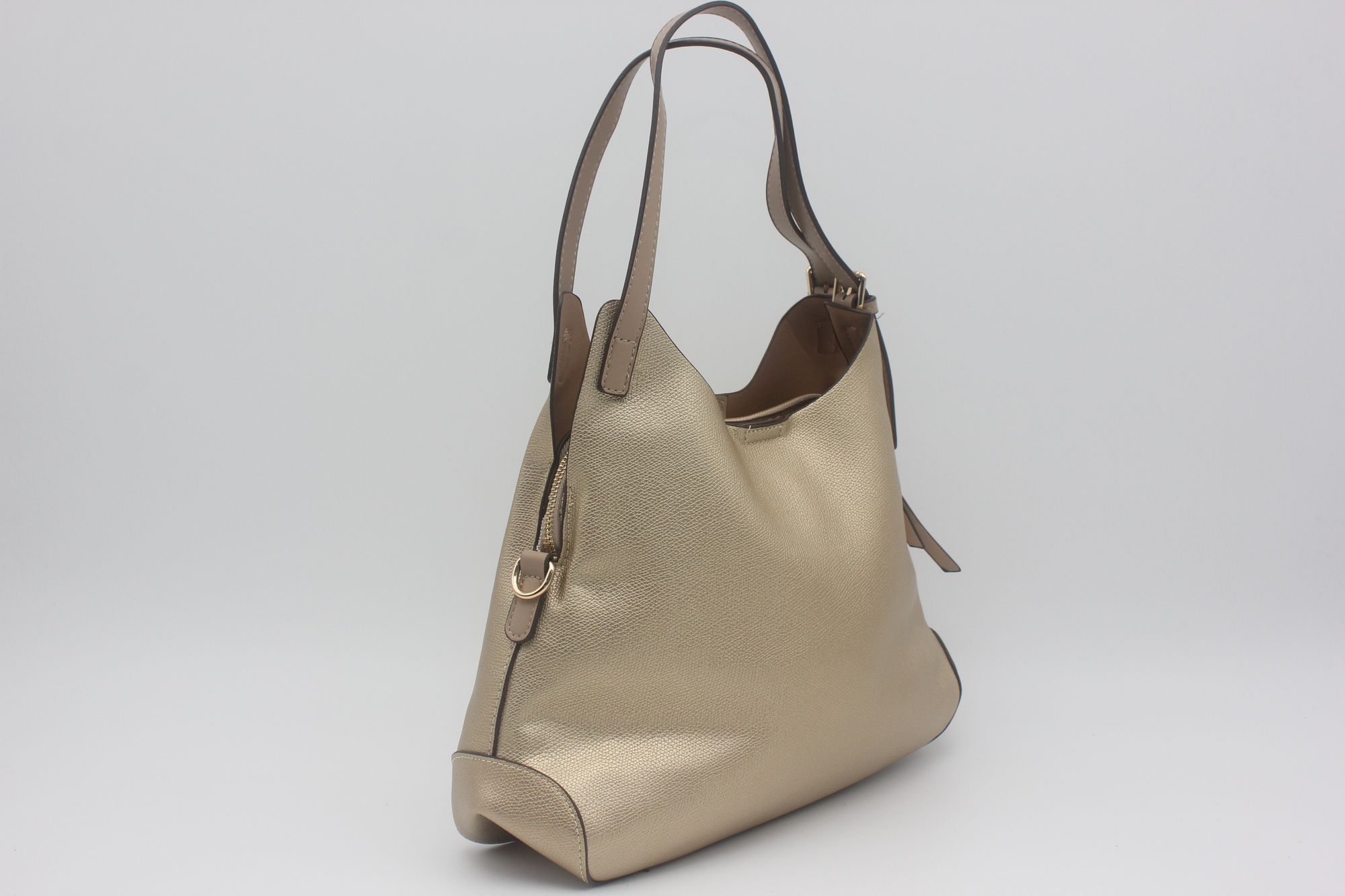 Bolso en suave poli piel con triple cierre,ref68023 - Imagen 9