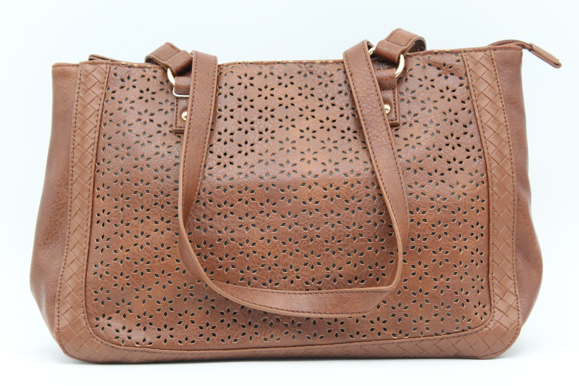 Bolso en suave poli piel picadita,ref68011 - Imagen 3