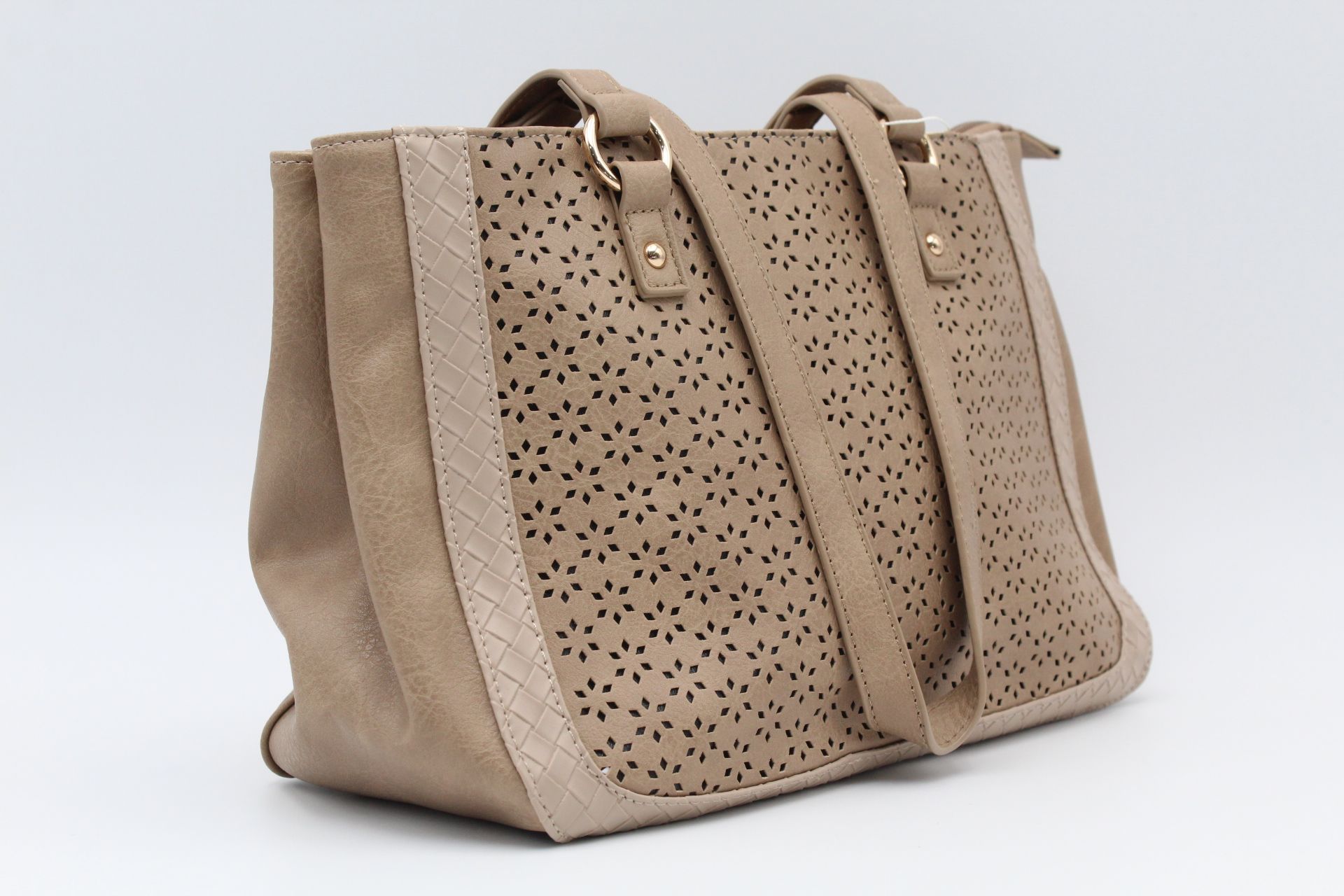 Bolso en suave poli piel picadita,ref68011 - Imagen 4