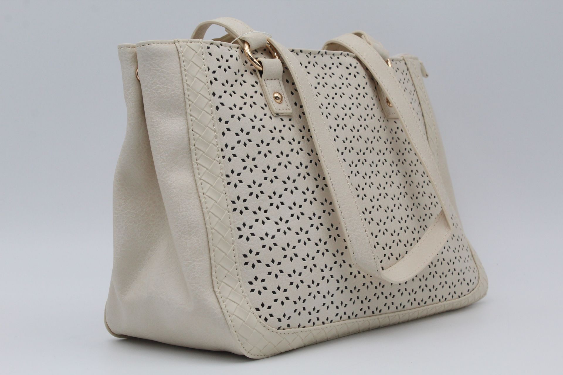 Bolso en suave poli piel picadita,ref68011 - Imagen 9