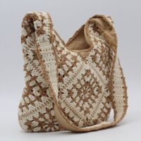 Bolso-Bandolera crochet combinado,ref3603 - Thumbnail Image 4