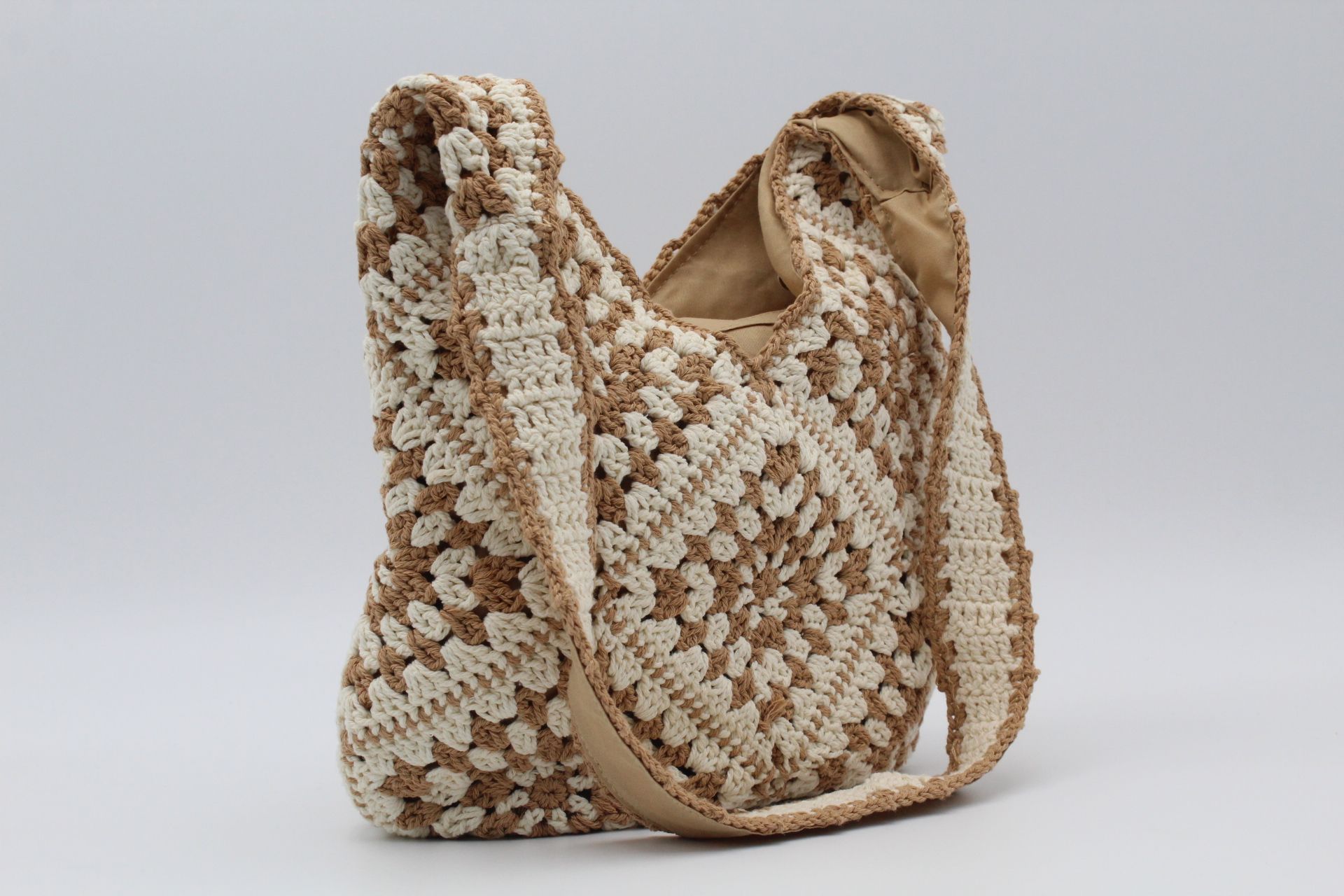 Bolso-Bandolera crochet combinado,ref3603 - Imagen 4