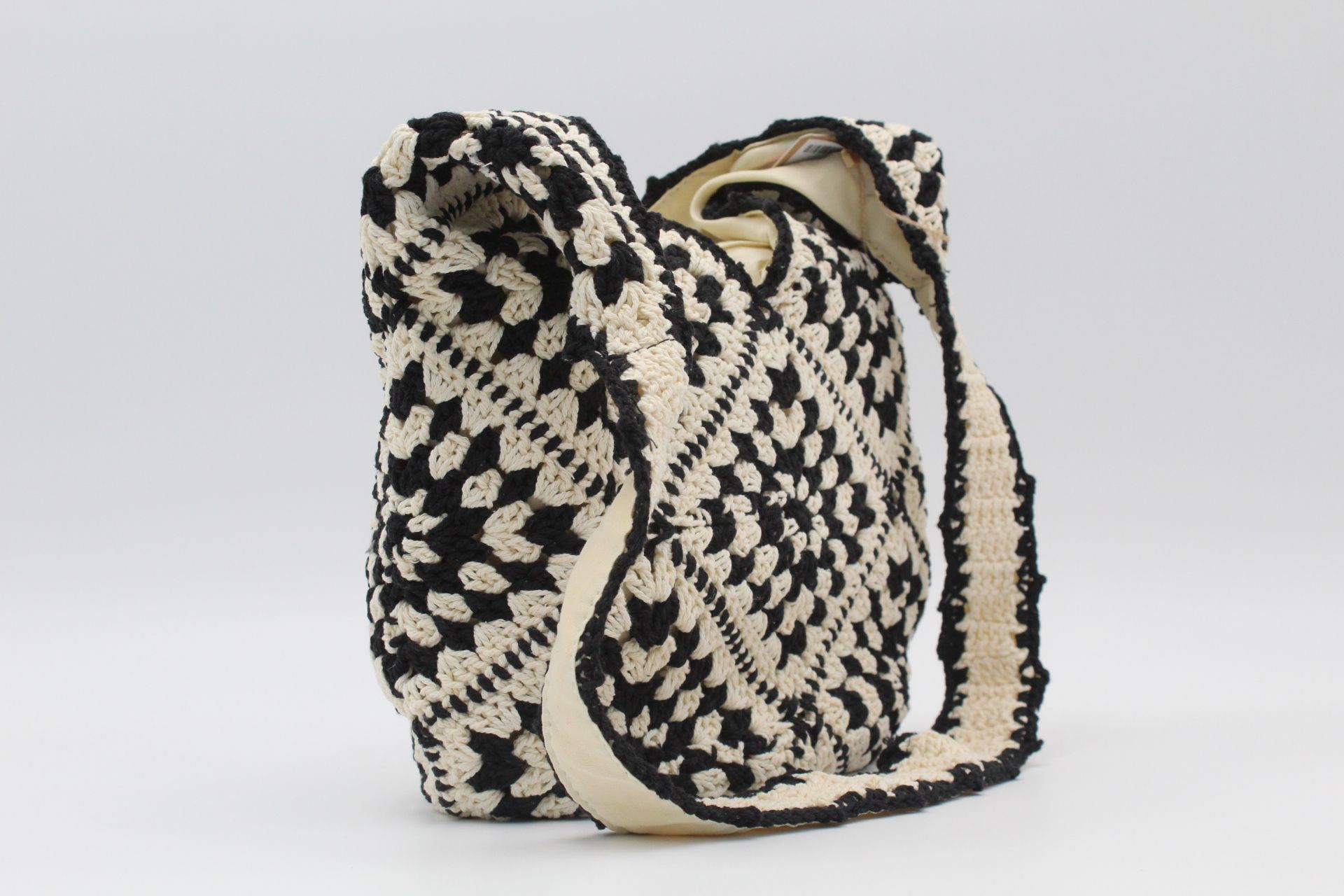 Bolso-Bandolera crochet combinado,ref3603 - Imagen 3