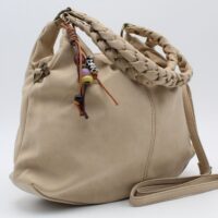 Bolso-Bandolera en suave poli piel con asa trenzada,ref28986 - Thumbnail Image 6
