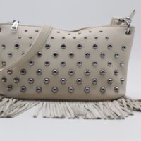 Bandolera en suave poli piel con tachuelas y flecos,ref28939 - Thumbnail Image 5