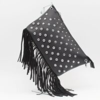 Bandolera en suave poli piel con tachuelas y flecos,ref28939 - Thumbnail Image 7