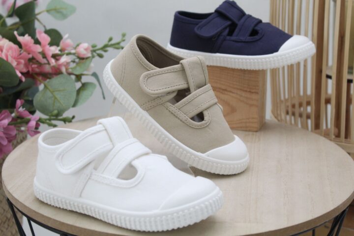 Zapatilla Bare Foot  de lona tipo sandalia,ref1688