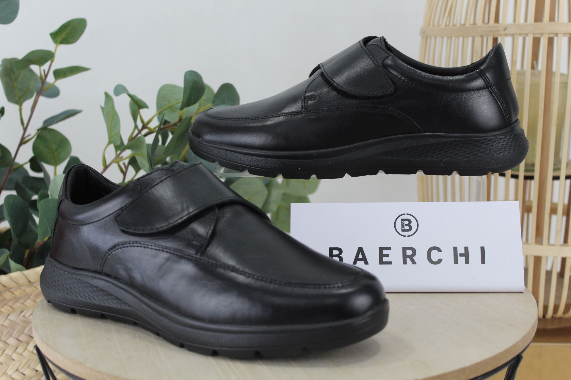 Zapato velcro Baerchi,todo en piel y piso pluma,ref1022 - Imagen 1