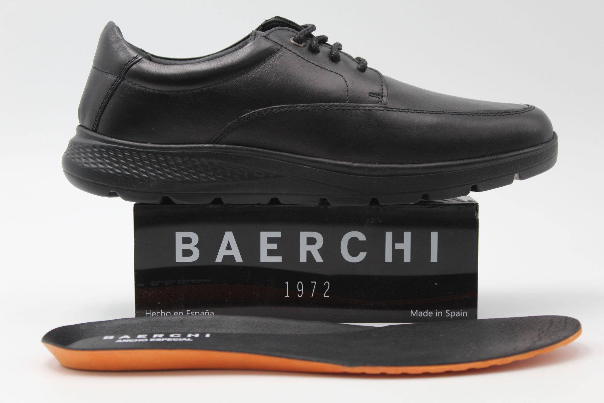 Blucher Baerchi todo en piel con piso ultra ligth,ref1020 - Imagen 2