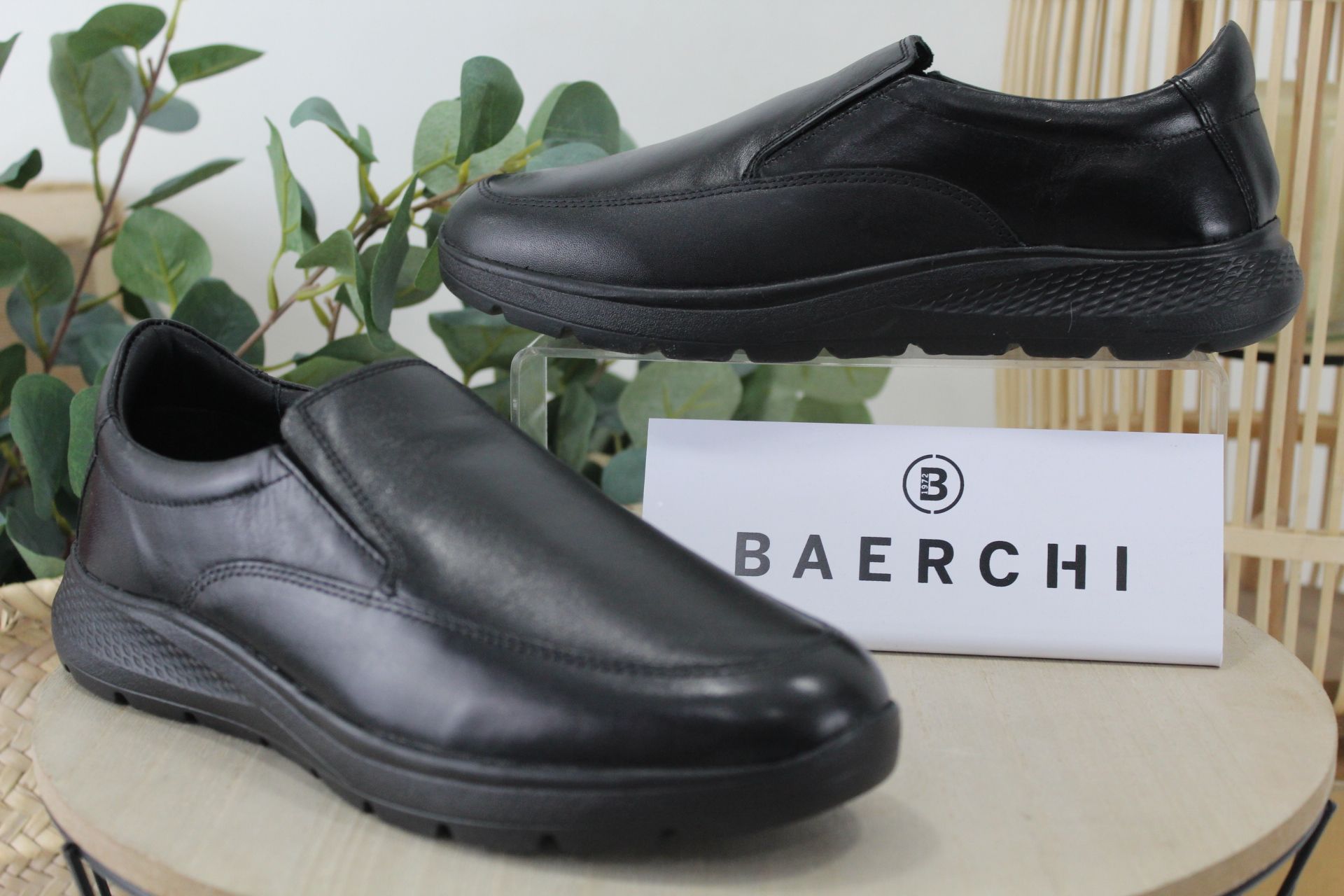Zapato Baerchi todo en piel con piso ultra ligth,ref1021 - Imagen 1