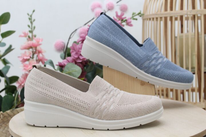 Zapato comodo elastico con plantilla extraible,ref8535