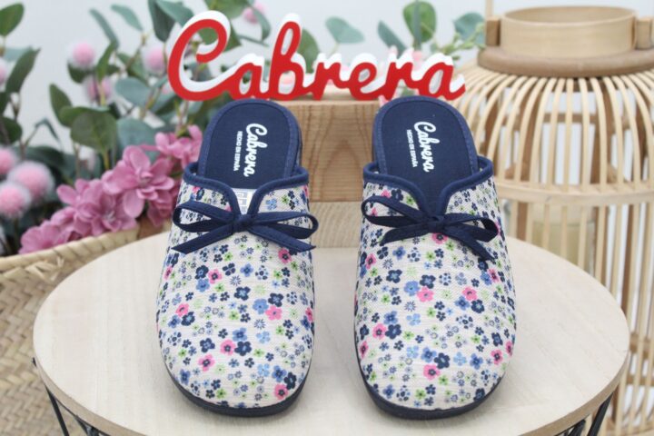 Zapatilla Cabrera vulcanizada en tejido estampado,ref5668