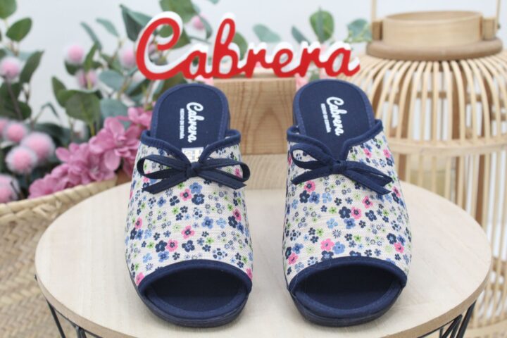 Zapatilla Cabrera anatómoca con piso vulcanizado,ref5667