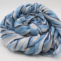 Pashmina  estampada en suave tejido algodon,ref535 - Thumbnail Image 2