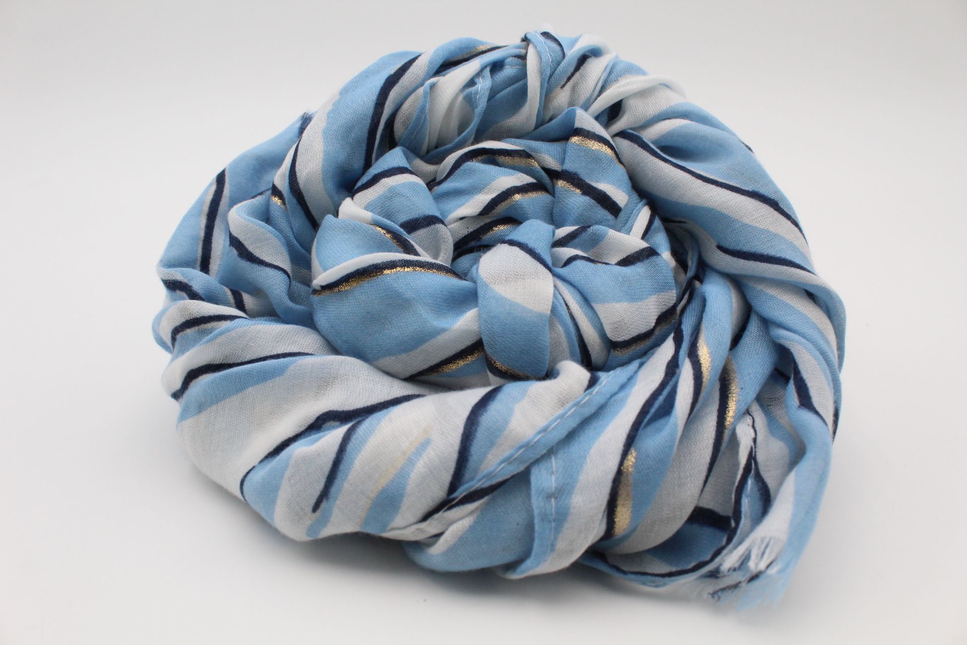 Pashmina  estampada en suave tejido algodon,ref535 - Imagen 2
