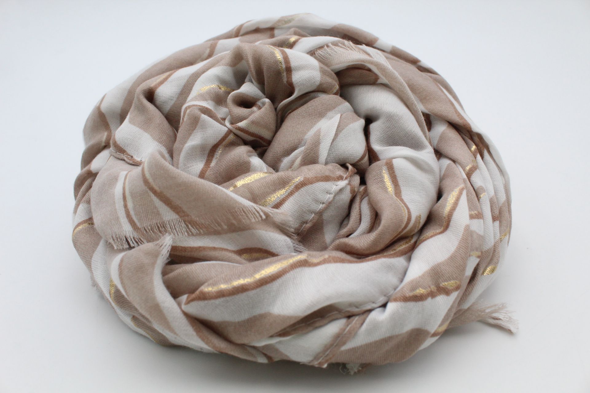 Pashmina  estampada en suave tejido algodon,ref535 - Imagen 4