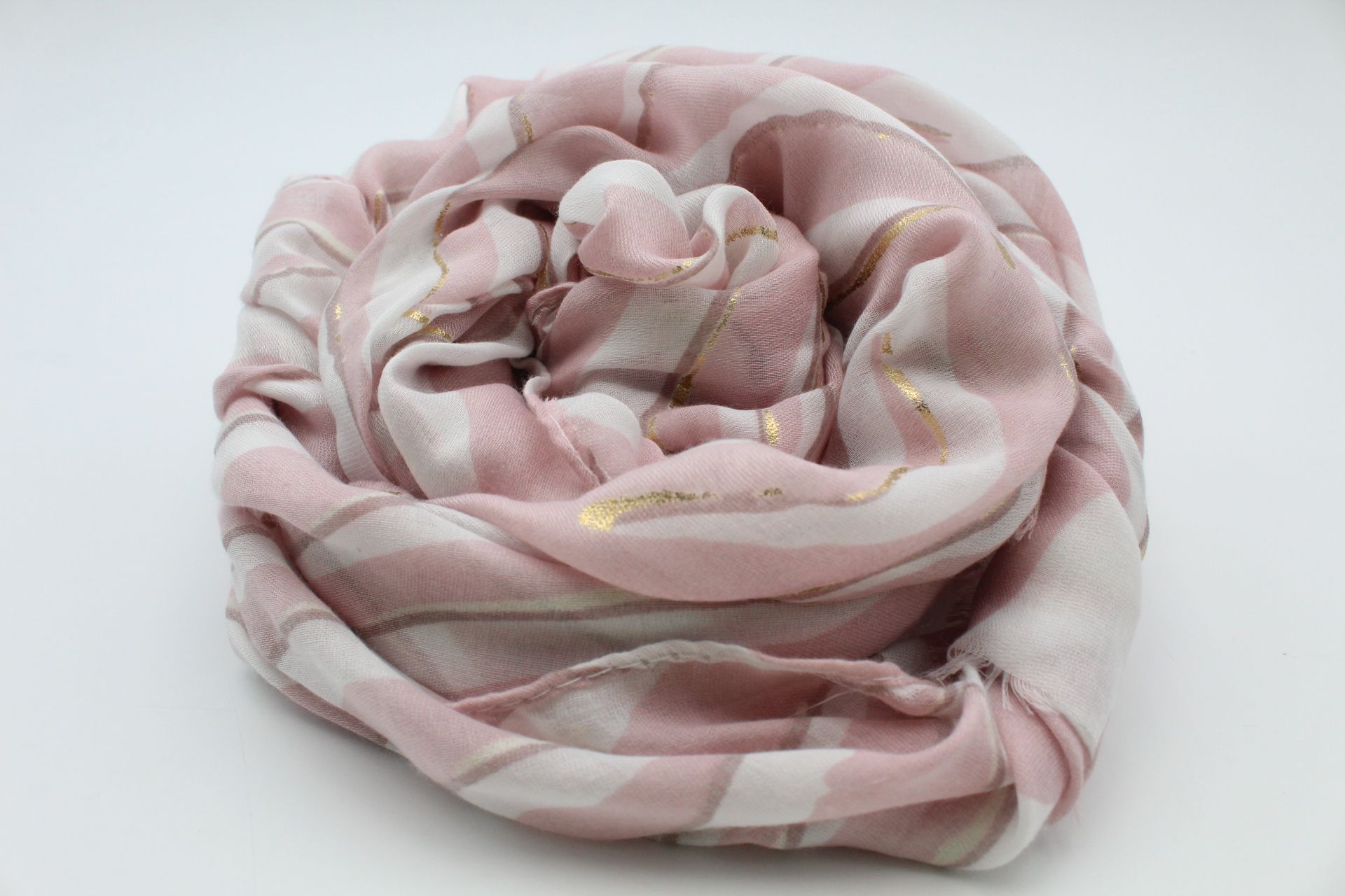 Pashmina  estampada en suave tejido algodon,ref535 - Imagen 5