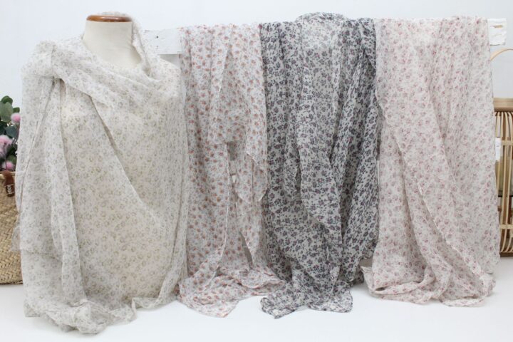 Pashmina para mujer en estampado de flores,ref564